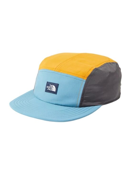 The North Face Accessories - The North Face Class V TNF 5-Panel Hat Blue Yellow Grey Unisex One Size